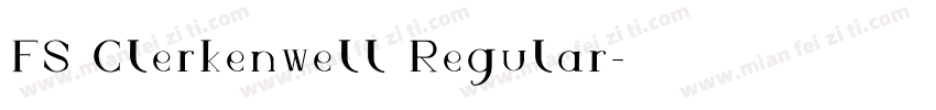 FS Clerkenwell Regular字体转换